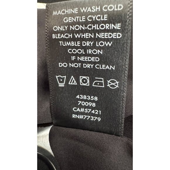 Ann Taylor Size 0 Black Two-Button Blazer Rayon/Polyester/Spandex - Picture 11 of 16